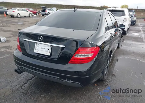 2012 Mercedes-Benz C 250 Sport from USA, damaged, VIN WDDGF4HB0CR220030
